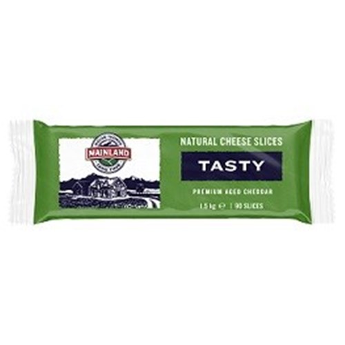 MAINLAND 1.5KG TASTY CHEESE SLICES