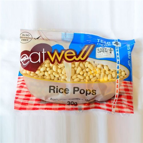 EATWELL PC 30G x 30 GF RICE POPS