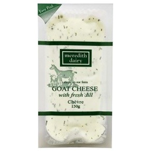 MEREDITH 150G x 6 DILL CHEVRE (GOAT CHEESE)