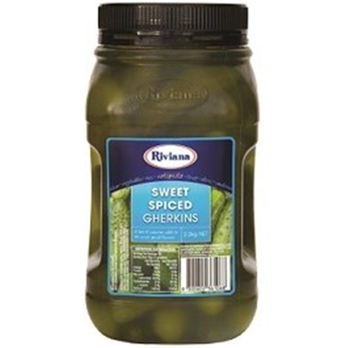 RIV 2.2KG SWEET SPICED GHERKINS WHOLE