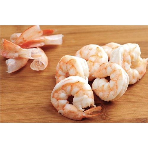 BLUE WAVE 21/25 700G PEELED COOKED PRAWN TAIL ON