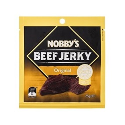 NOBBYS 25Gx12 BEEF JERKY ORIG*