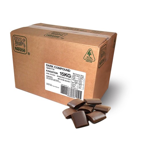 NES 15KG CHEF BITS DARK COMPOUND CHOCOLATE