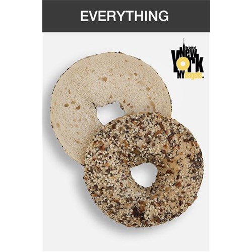 NY 120G x 16 EVERYTHING BAGEL FULLY BAKED
