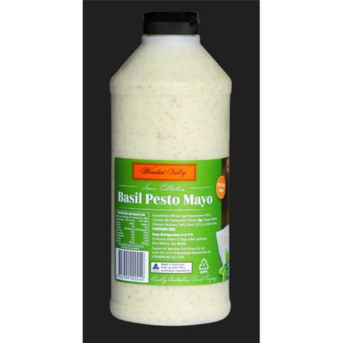 WOM 1KG GF BASIL PESTO MAYO 