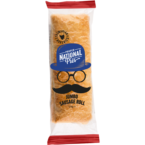 NAT PROPER 170Gx20 JUMBO SAUSAGE ROLL WRAPPED