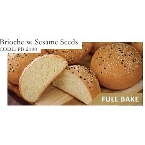 LAURENT 90G x 65 BRIOCHE SESAME SEED BURG/ROLL