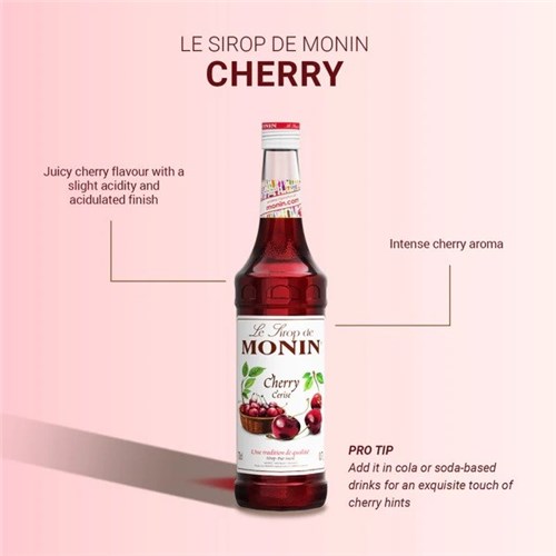 MONIN 700ML CHERRY SYRUP*
