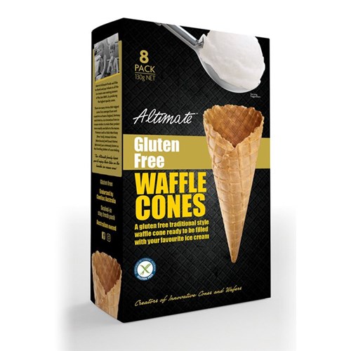 ALT 8x8 GLUTEN FREE MEDIUM WAFFLE CONE*