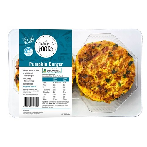 FC 4 x PUMPKIN BURGERS*