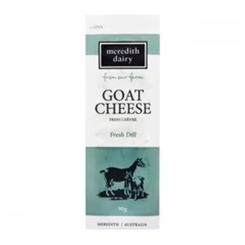 MEREDITH 80G x 12 GOAT CHEESE FRESH DILL*
