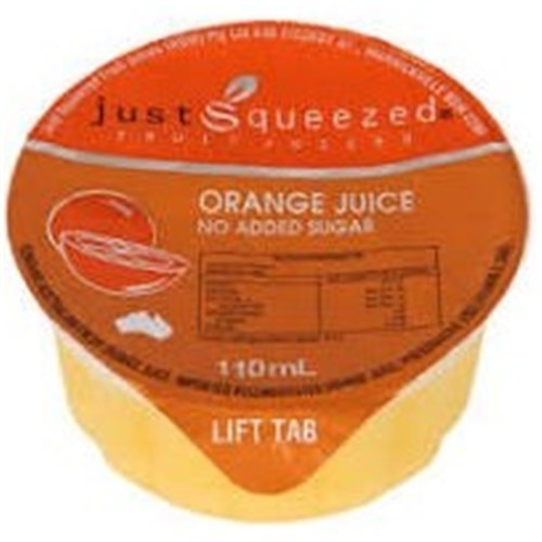JUST DELICIOUS 110MLx96 ORANGE JUICE CUP