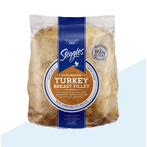 STEG 2.3KG R/W ROASTED TURKEY BREAST FILLET*