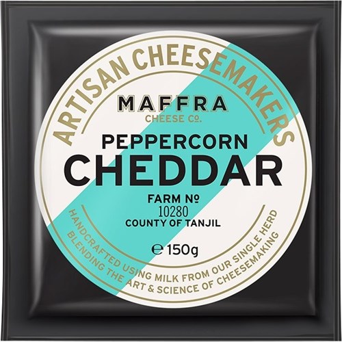 MAFFRA 150G PEPPERCORN CHEDDAR CHEESE