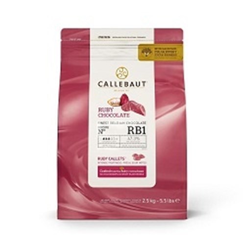 CALLEBAUT 2.5KG RUBY CHOCOLATE*