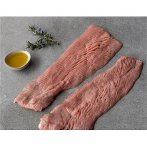 GLOBAL 1KG R/W  VEAL SCALLOPINI/BOBBY *