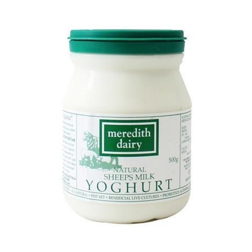 MEREDITH 500G x 6 SHEEP YOGHURT GREEN*