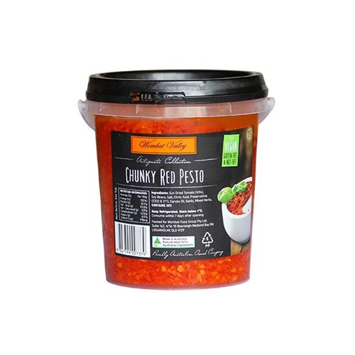 WOM 1KG VEGAN GF LF RED PESTO