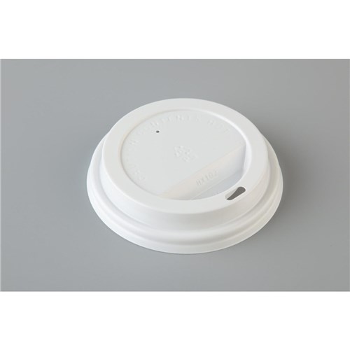 ANCHOR PS 90MM LID WHITE RECYCLABLE (1000) {BULK}