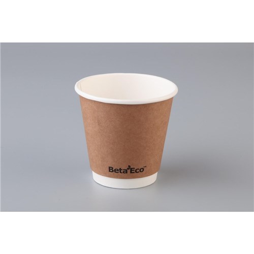 ANCHOR 8OZ SMTH COFFEE CUP D/WALL B/KRAFT x500