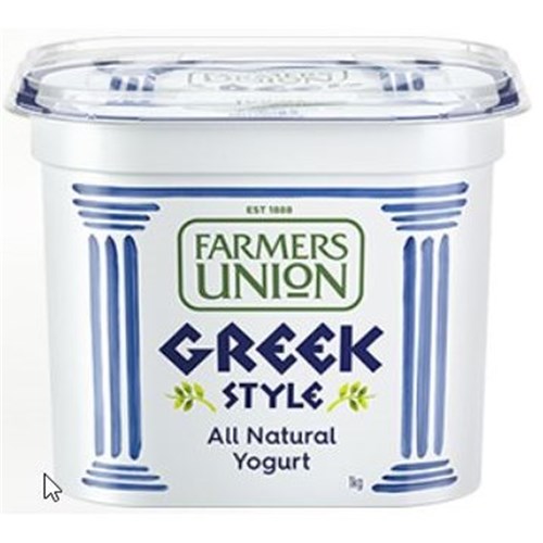 FU 1KG NATURAL GREEK YOGHURT 