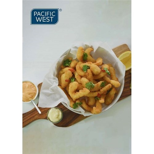 PW 1KG LIGHTLY DUSTED SQUID PIECES (5)