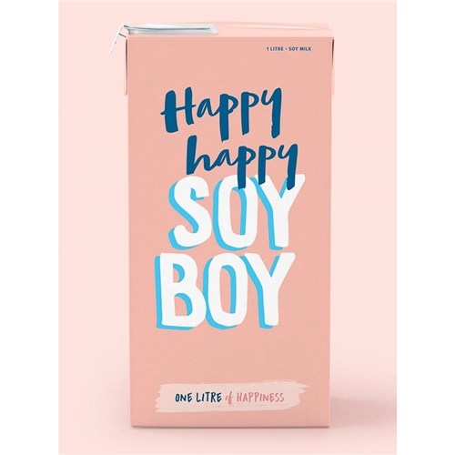HAPPY HAPPY SOY BOY 6 x 1LT SOY MILK