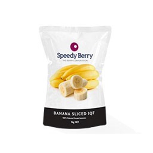 SPEEDY 1KG IQF FRZ BANANA SLICED