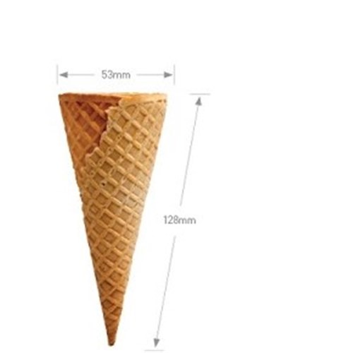 ALT B  x 144 FLAT TOP GF WAFFLE CONE*