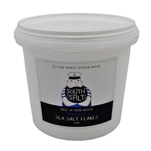 SOUTH SALT FLAKES 3KG TUB 
