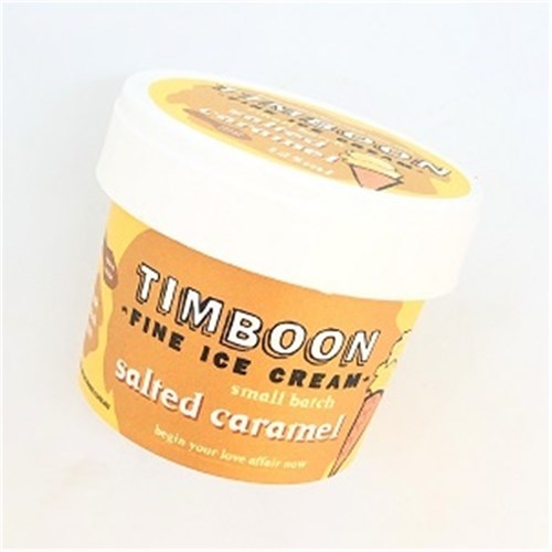 TIMBOON ICECREAM 100MLx12 SALTED CARAMEL DIXIE CUP