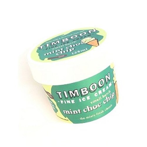 TIMBOON ICECREAM 100MLx12 MINT CHOC CHIP DIXIE CUP
