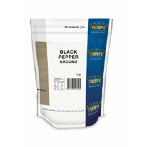TRUMPS 1KG PEPPER BLACK GROUND