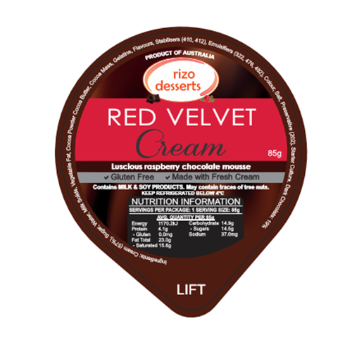 RIZO 85G RED VELVET MOUSSE DESSERT*