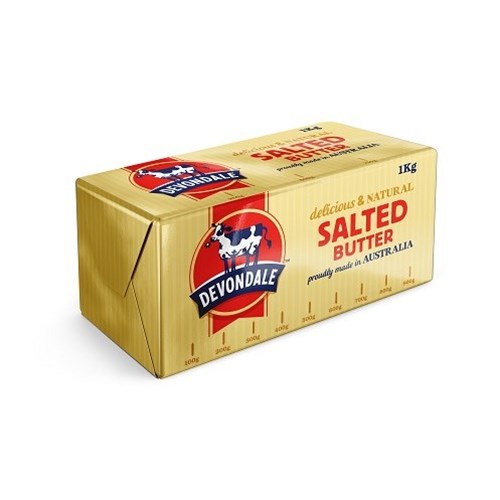 DEVONDALE 1KG SALTED BUTTER