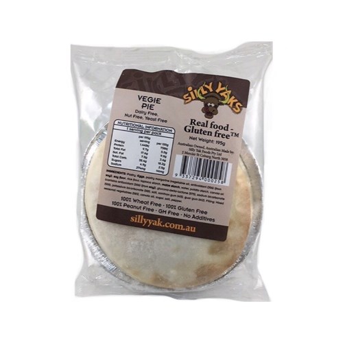 SILLY YAK 195G X 10 GF MIXED VEGIE PIE