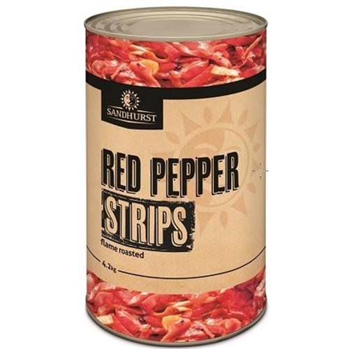 SF A12 RED ROASTED PEPPER STRIPS