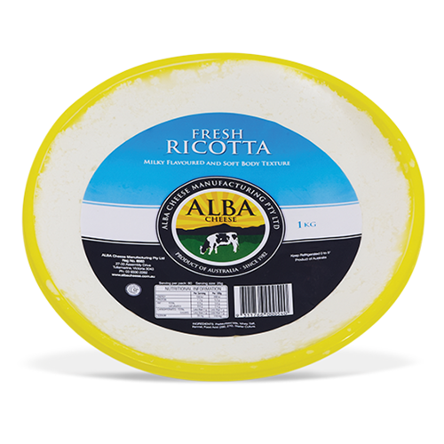 ALBA 3KG RICOTTA CHEESE