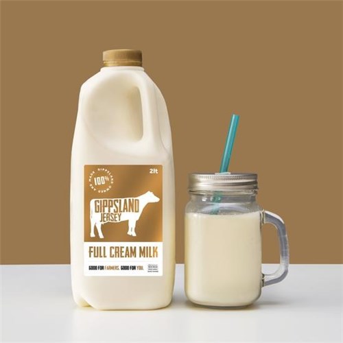 GIPPSLAND JERSEY 2LT FULL CREAM MILK*