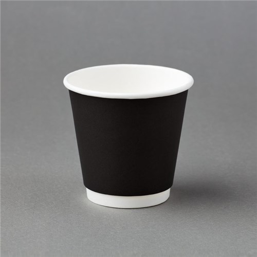 ANCHOR 8OZ BLACK DOUBLE WALL CUP X 500