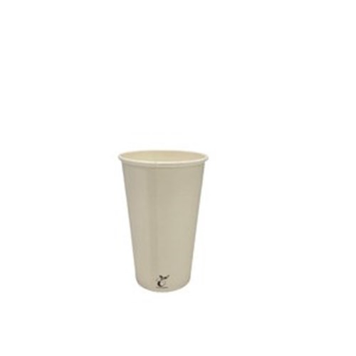 AB 12OZ x 1000 BIO PLAIN WHITE CUP COMPOSTABLE