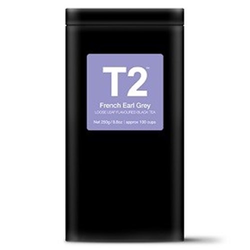 T2 250G TALL TIN FRENCH EARL GREY LOOSE LEAF TEA*