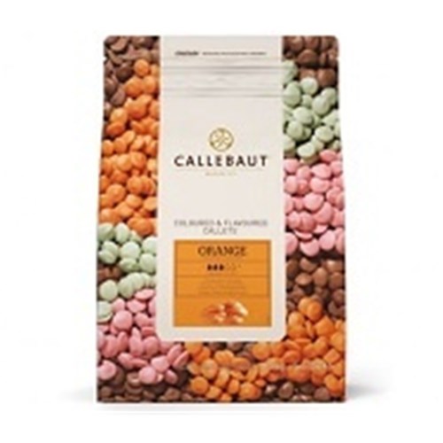CALLEBAUT 2.5KG ORANGE CALLETS*