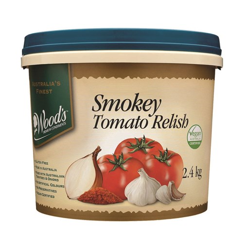 WOODS 2.4KG SMOKEY TOMATO RELISH GF