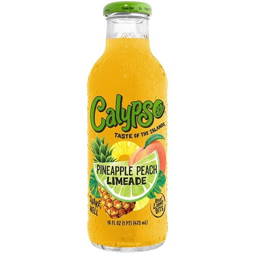 CALYPSO 473ML x 12 PINEAPPLE PEACH LEMONADE