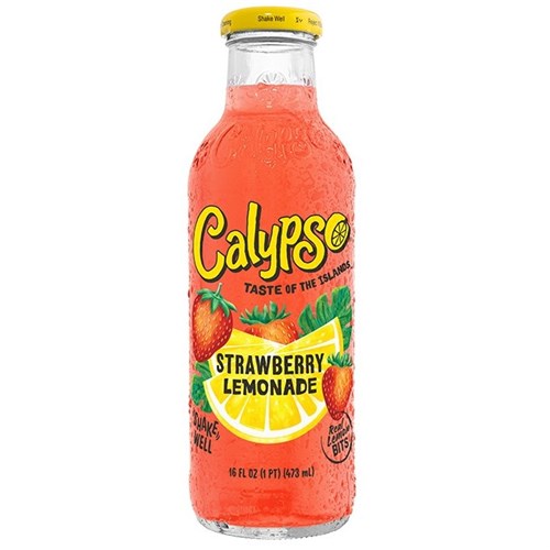 CALYPSO 473ML x 12 STRAWBERRY LEMONADE