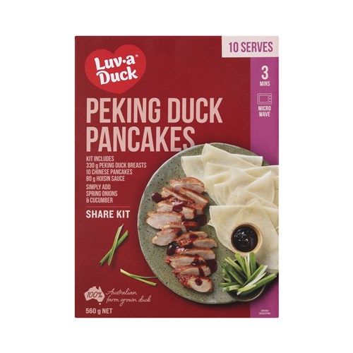 LUV 560G x 6 PEKING STYLE DUCK PANCAKES KIT