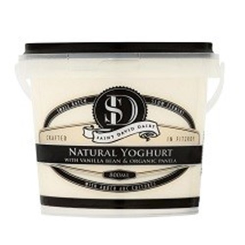 ST DAVID 800ML ORG VANILLA & PANELA YOGHURT*