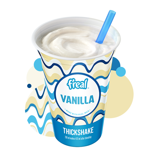 F'REAL 296MLx10 VANILLA THICKSHAKE