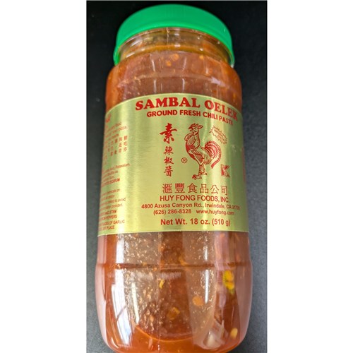 HUY FONG 510G SAMBAL OELEK HOT CHILLI PASTE